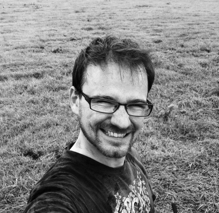 Tom Hill in the field