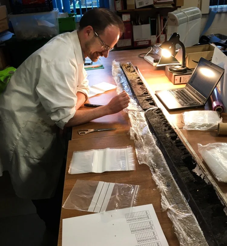 Tom Hill in the laboratory
